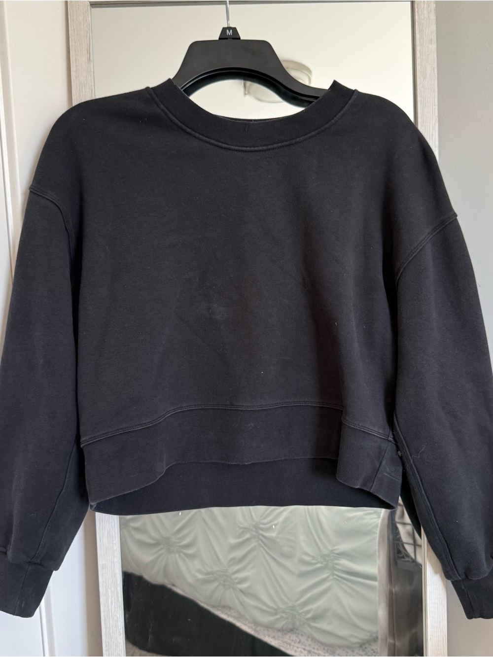 lululemon athletica Black Crewneck Sweatshirt